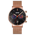 Skmei 9231 Hombres Japón Movimiento 3atm Impermeable Aleación redonda Moda Elegante Venta al por mayor Colorido Reloj de cuarzo de lujo